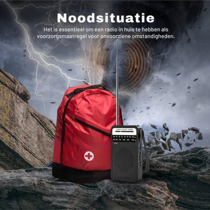 Noodpakket - Noodradio - Survival Armbanden - EHBO Kit - LED Dynamo Zaklamp