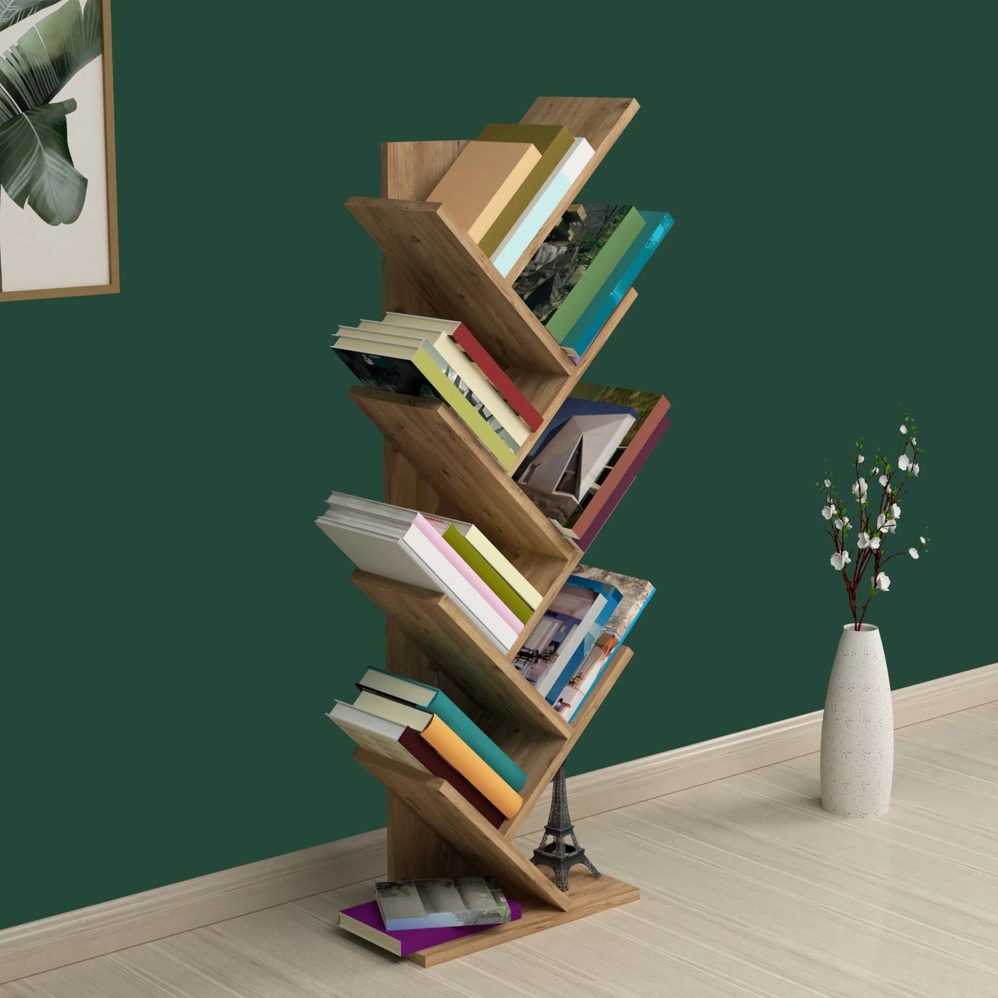 In And OutdoorMatch Boekenkastplank Thamera - 121x44x22 cm - Houtkleur - MDF Boekenkast