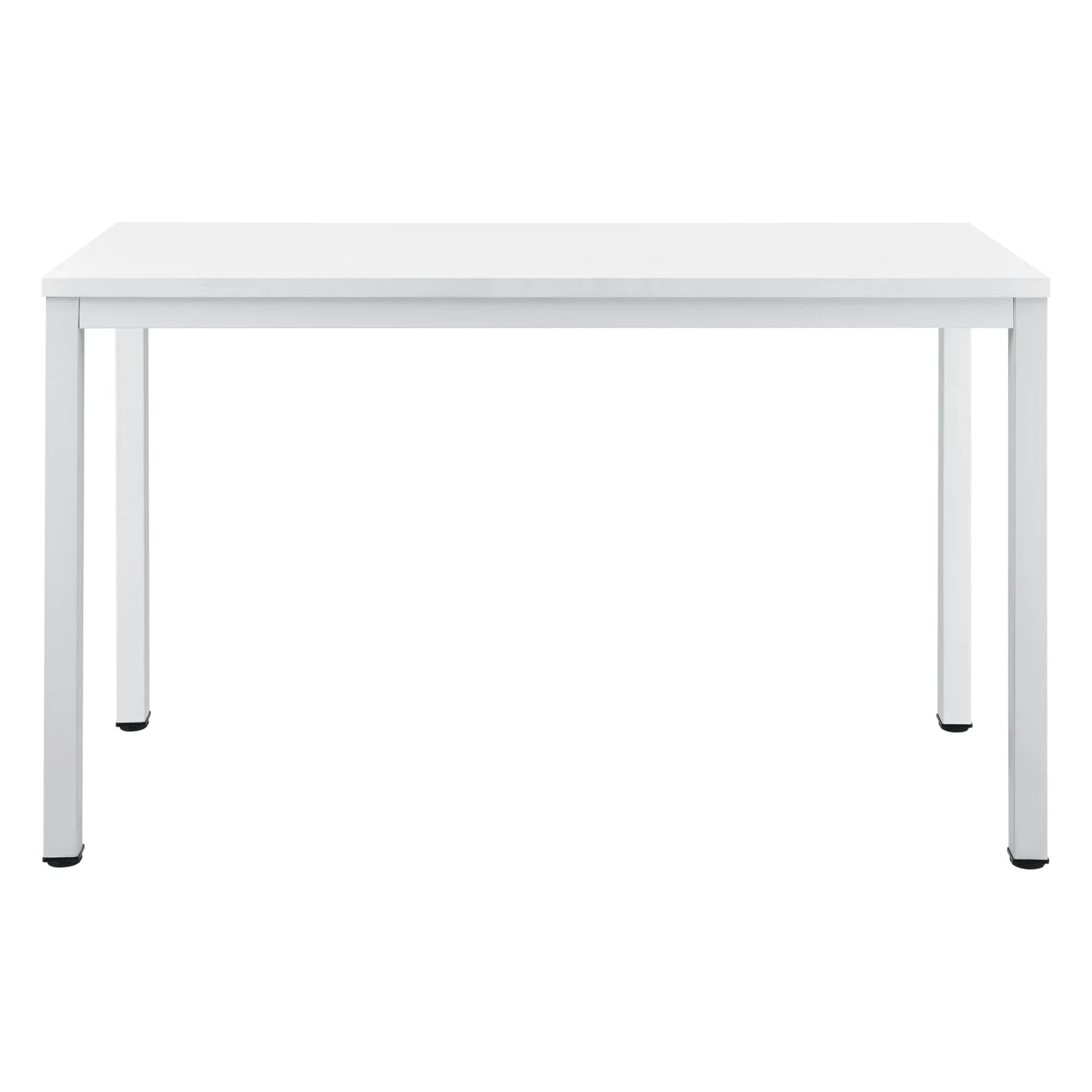 In And OutdoorMatch Bureau Shyann - Laptoptafel - 120x60x75 cm - Wit - Staal en spaanplaat - Modern design Desk