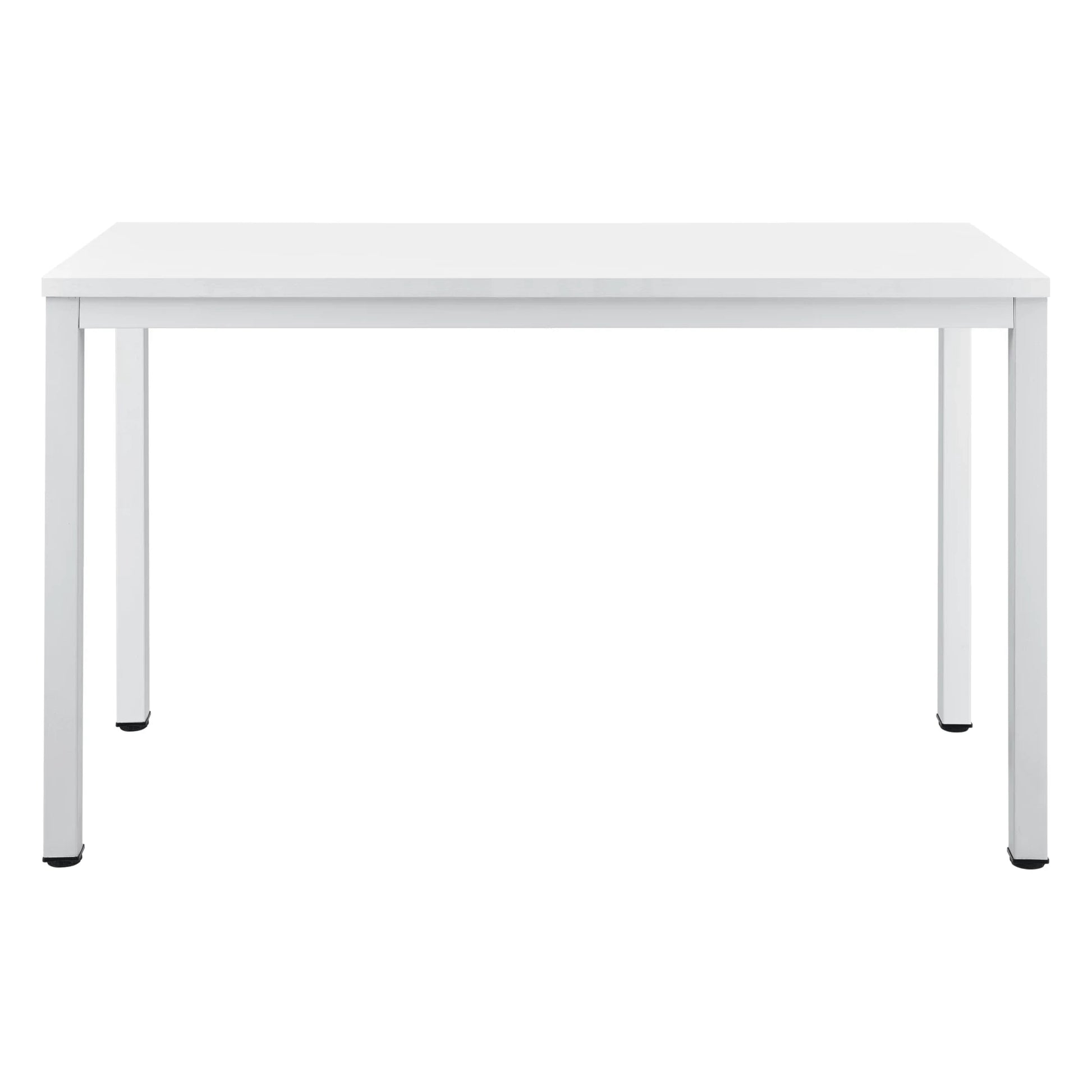 In And OutdoorMatch Bureau Shyann - Laptoptafel - 120x60x75 cm - Wit - Staal en spaanplaat - Modern design Desk