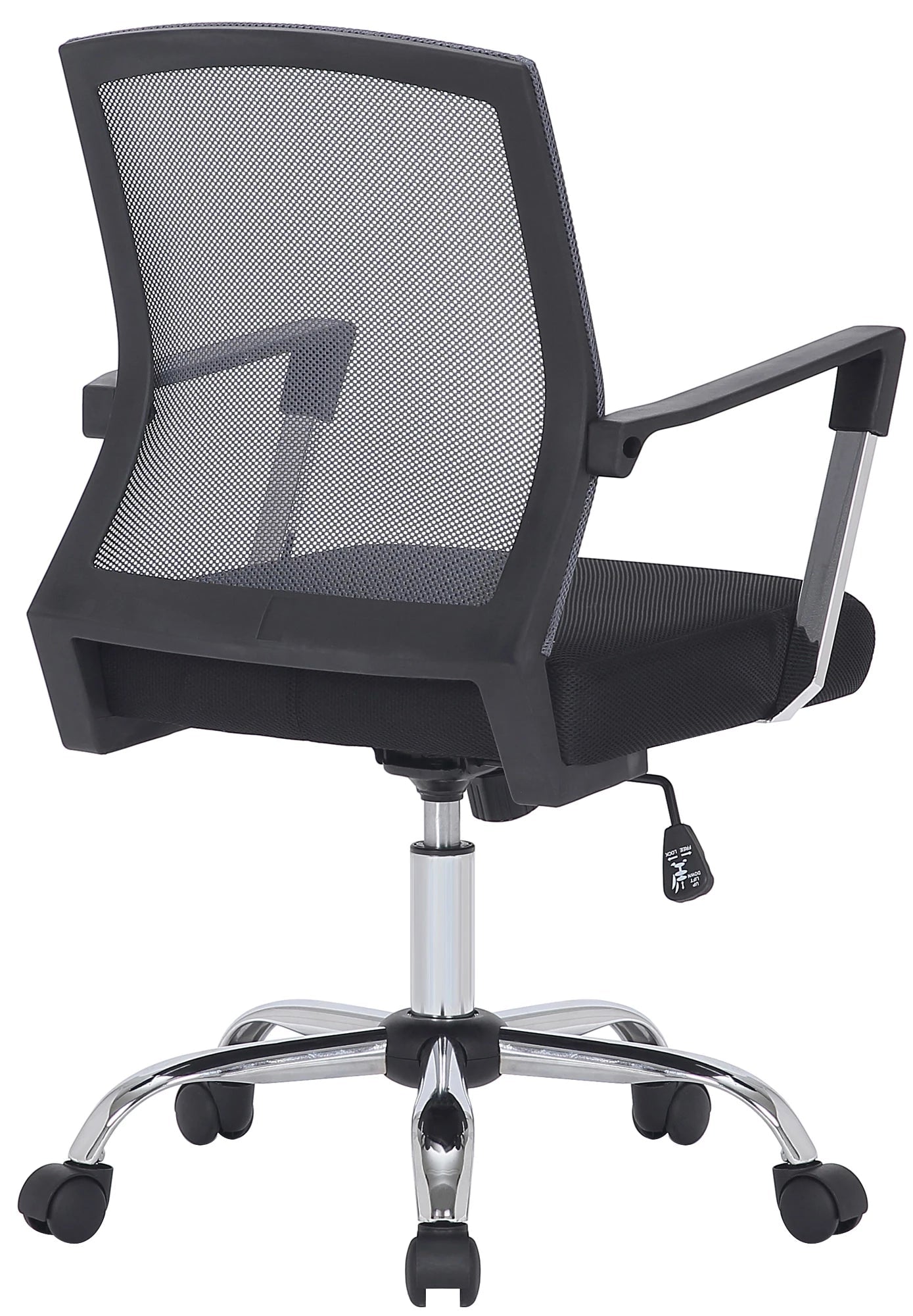 In And OutdoorMatch Bureaustoel Ceara - Polyester - Mesh Cover - Metalen Frame - Game Chair Bureaustoel