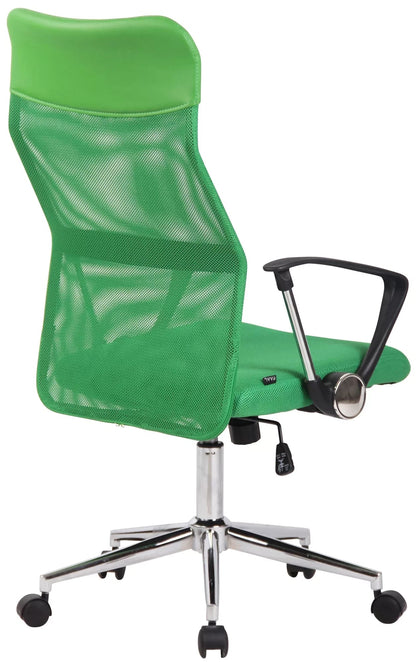 In And OutdoorMatch Bureaustoel Fidel - Groen - stof - Ergonomisch - in hoogte verstelbaar - modern design - 51x51x118cm Bureaustoel