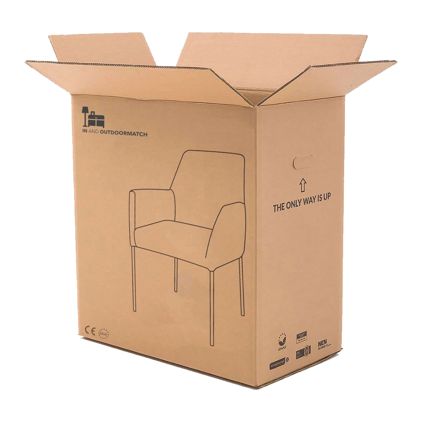 In And OutdoorMatch Eetkamerstoelen Cleve - Crème - Set van 6 - Fluweel - Hoogwaardige bekleding - Luxe eetkamerstoelen - Stijlvolle uitstraling Eetkamerstoel