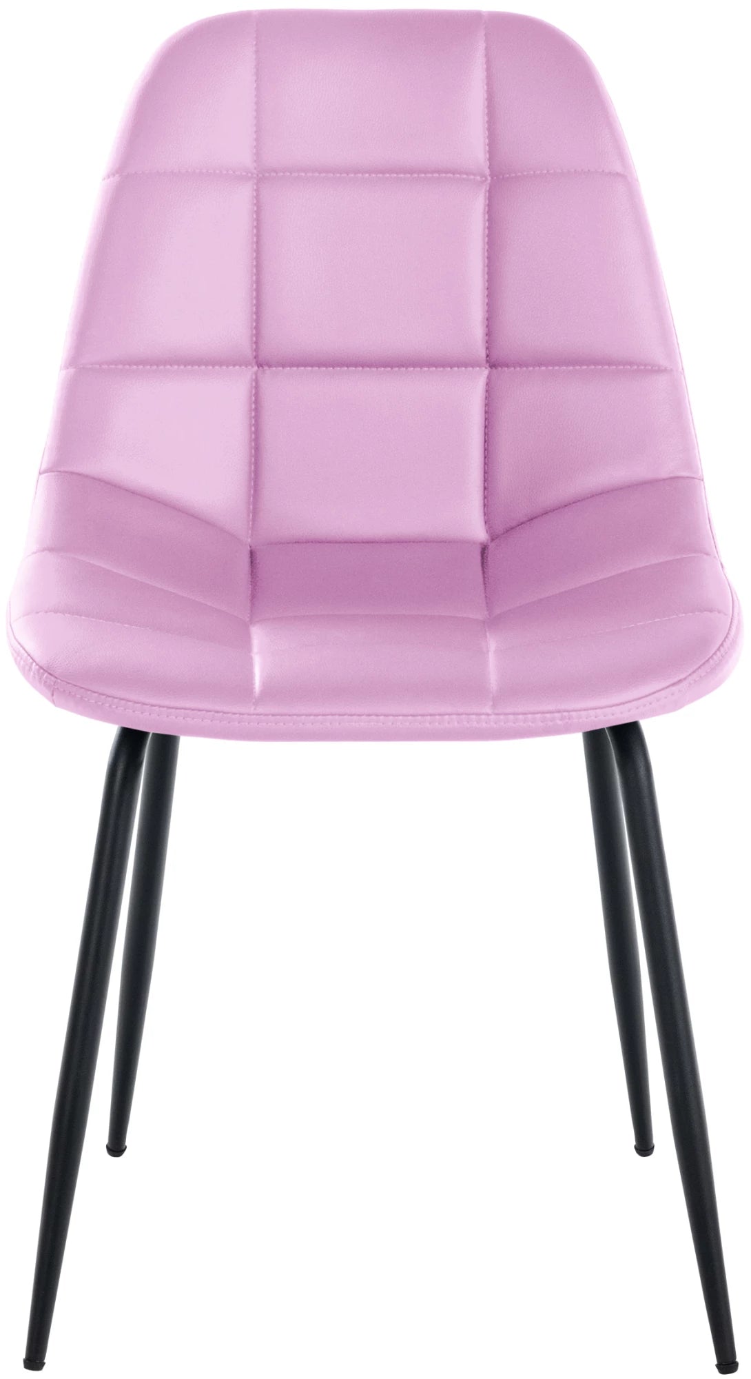 In And OutdoorMatch Eetkamerstoelen Jacklyn - Roze - Set van 2 - Kunstleer - Hoogwaardige bekleding - Luxe eetkamerstoel - Stijlvolle uitstraling Eetkamerstoel