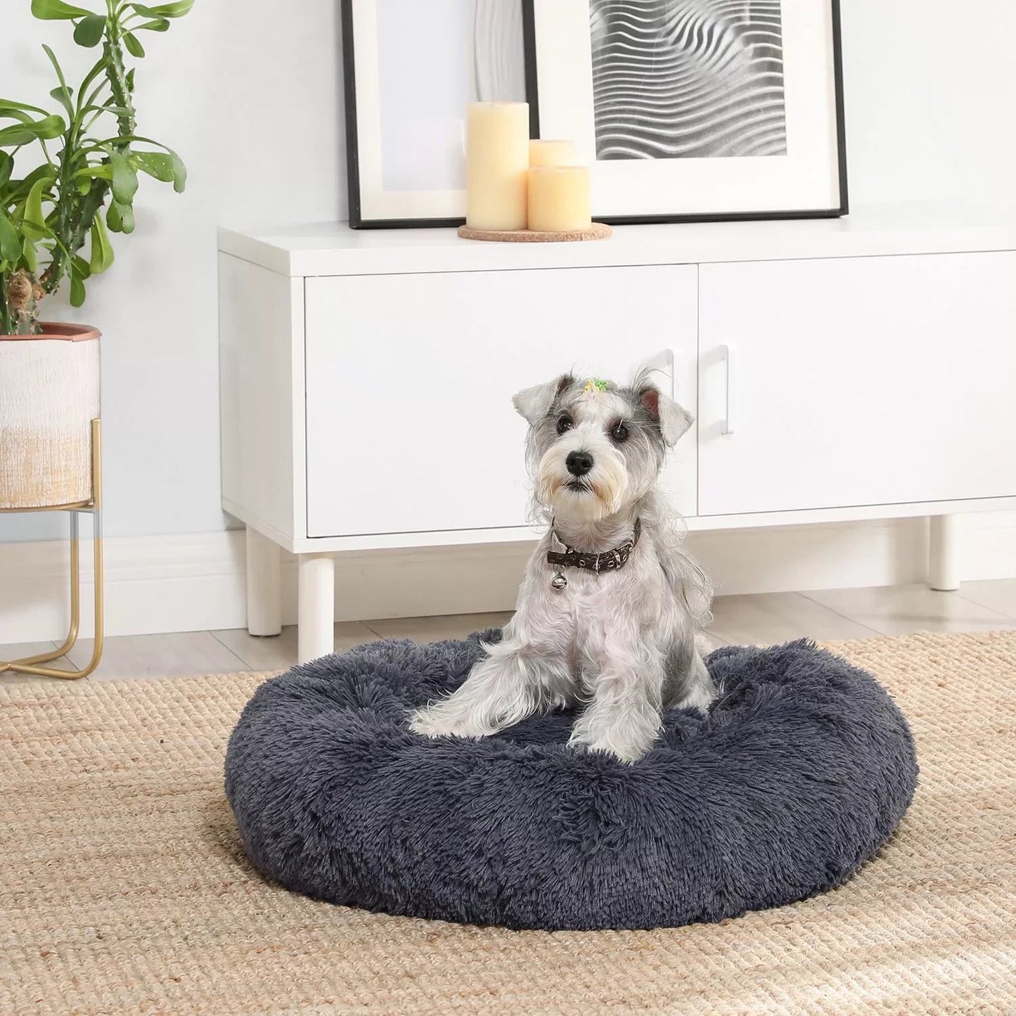 In And OutdoorMatch Fluffy hondenkussen Igoran - Hondenmand - Bankkussen - Bank - 70x70x20cm Honden bed