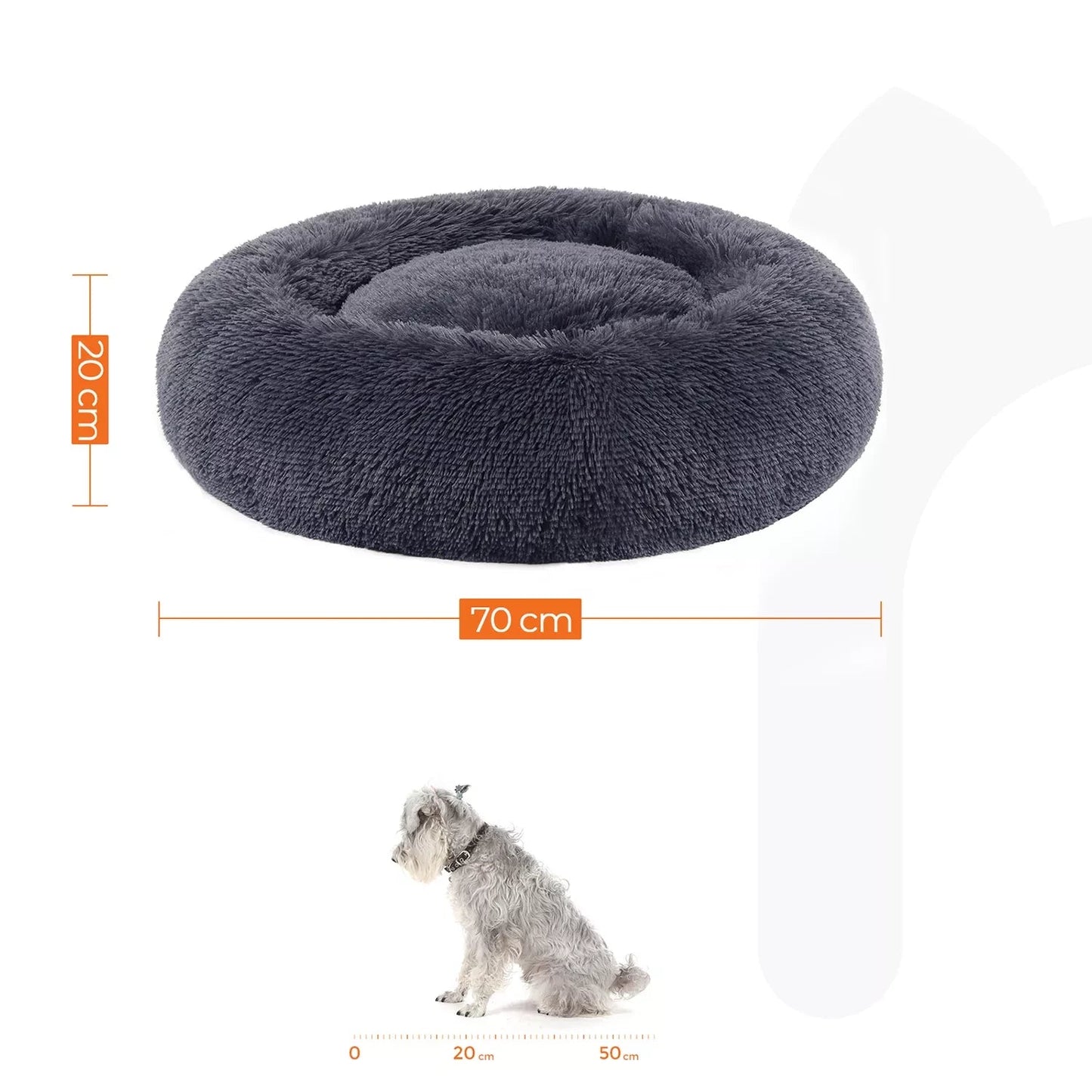 In And OutdoorMatch Fluffy hondenkussen Igoran - Hondenmand - Bankkussen - Bank - 70x70x20cm Honden bed