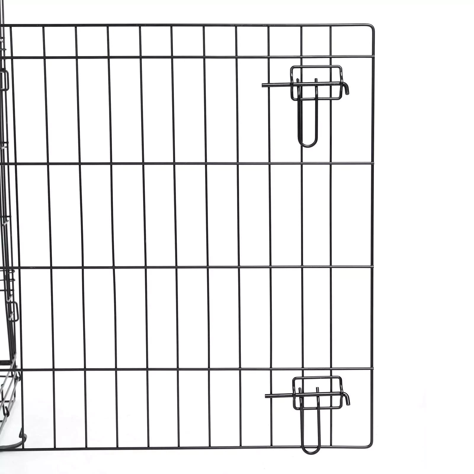 In And OutdoorMatch Hondenbench XXL deluxe Yvar - Bench voor honden - Opvouwbaar - Zwart - 106x70x77cm Honden Bench