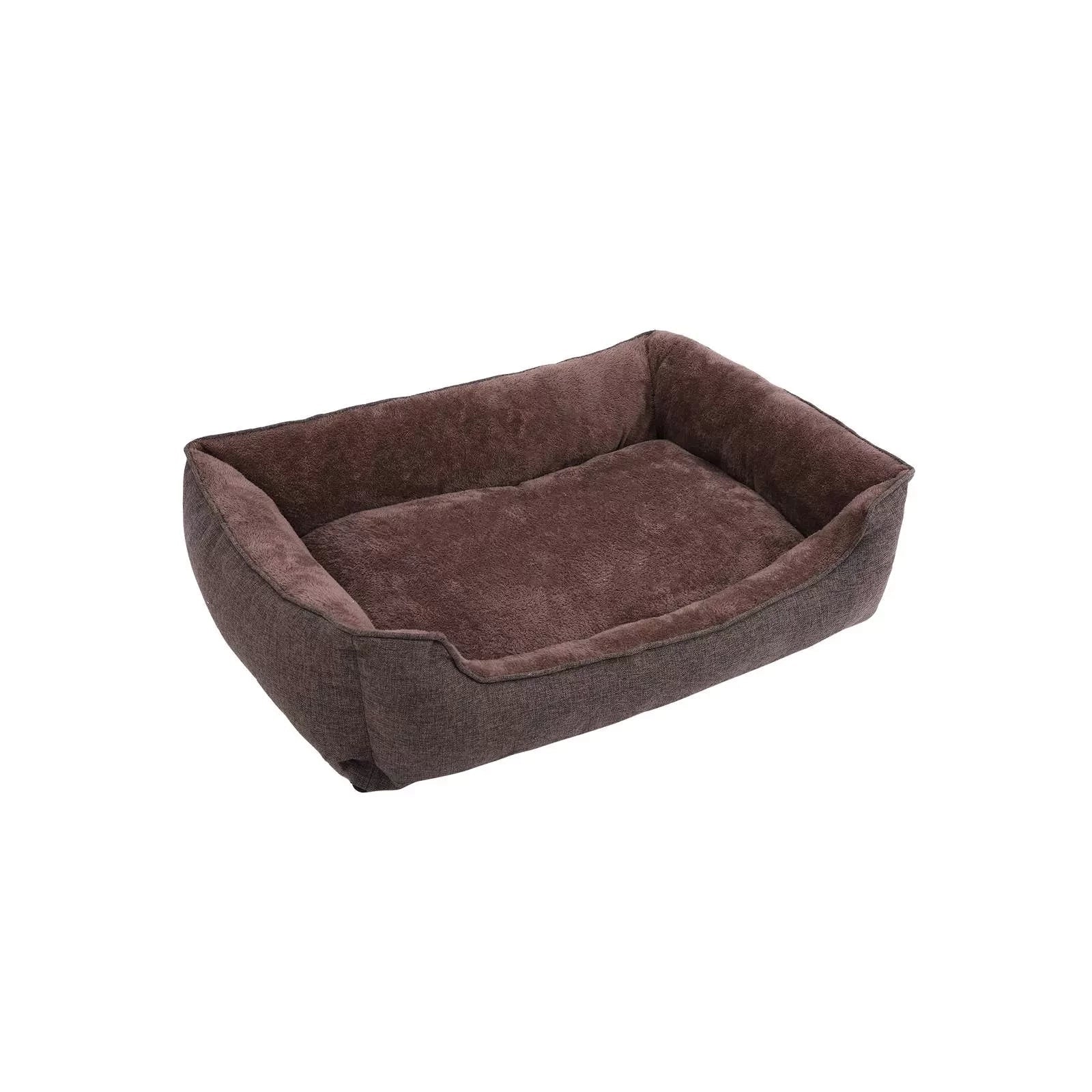 In And OutdoorMatch Hondenkussen XL Kylee - Bruin - Hondenmand 100x27x75cm - Wasbaar - Zacht - Orthopedische Hondenkussens Honden bed