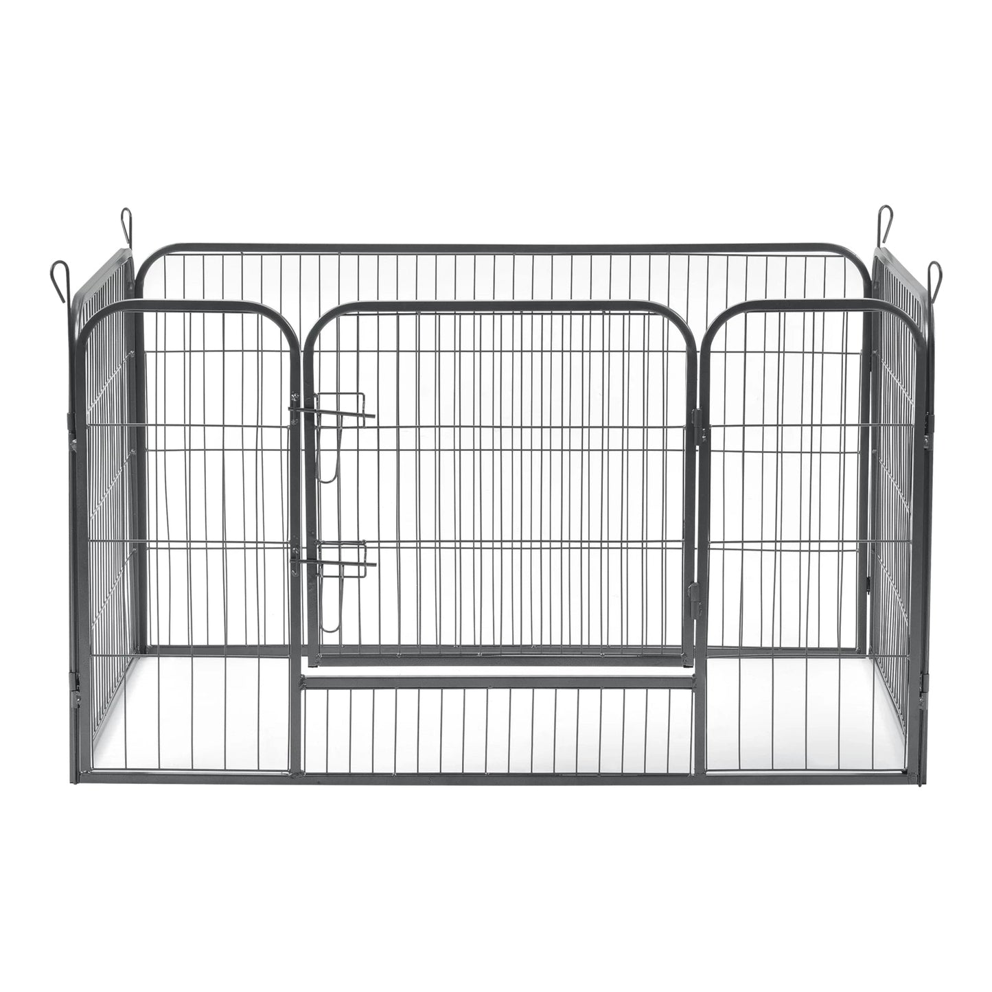 In And OutdoorMatch Hondenren Lisette - Puppyren - Met 4 Kennelpanelen - 70 cm hoog - Staal - Dierenren Honden Bench