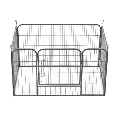 In And OutdoorMatch Hondenren Lisette - Puppyren - Met 4 Kennelpanelen - 70 cm hoog - Staal - Dierenren Honden Bench