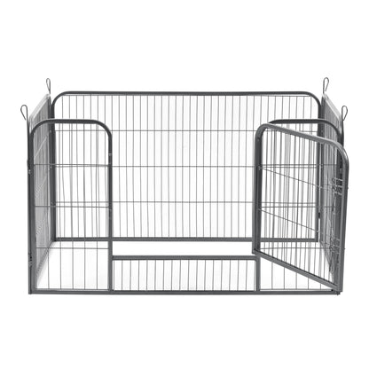 In And OutdoorMatch Hondenren Lisette - Puppyren - Met 4 Kennelpanelen - 70 cm hoog - Staal - Dierenren Honden Bench