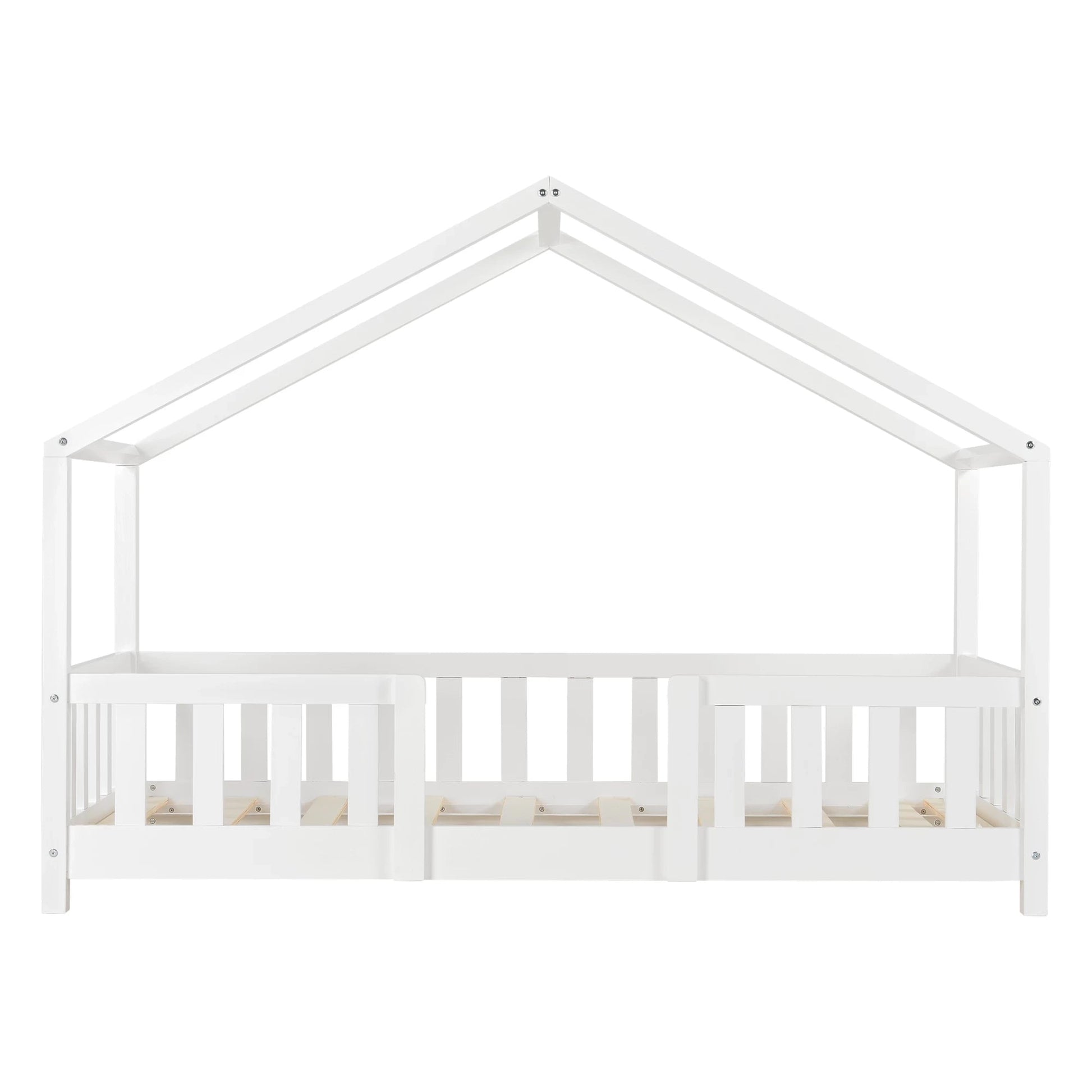 In And OutdoorMatch Kinderbed Everardo - Met matras - 70x140 cm - Wit - Voor meisjes - Voor jongens Kinder bedden