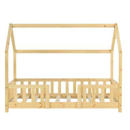 In And OutdoorMatch Kinderbed Rylee - Met valbescherming en matras - 70x140 - Hout - Voor meisjes - Voor jongens - Voor kinderen Kinder bedden