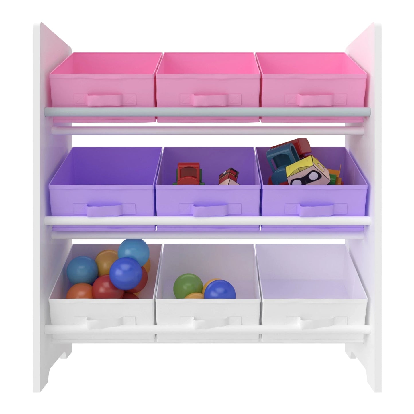 In And OutdoorMatch Kinderrek Mimi - 59,5x65x30 cm - Eenhoornmotief - Voor kinderen - Voor jongens - Voor meisjes storage rack