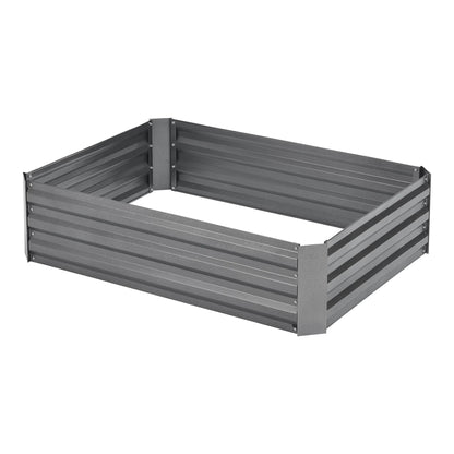 In And OutdoorMatch Kweektafel Manda - Kweekbak - Kweektafel op poten - 120x90x30cm - Metaal - Antraciet Garden Storage box