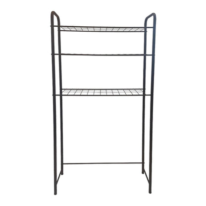 In And OutdoorMatch Ombouwkast Dongo - Wasmachineopberger - Toiletopberger - 161x69x245 cm - Zwart Badkamerkast