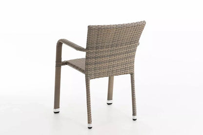 In And OutdoorMatch Premium Tuinstoelen Jaime - outdoor loungestoel - loungestoel - Lounge - antraciet -35 x 45 cm Garden Chair