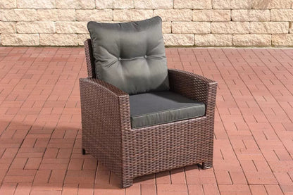 In And OutdoorMatch Premium Tuinstoelen Kenton - outdoor loungestoel - loungestoel - Lounge - antraciet - 70 x 73 x 82 cm Garden Chair