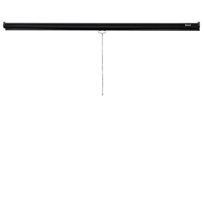 In And OutdoorMatch Projectiescherm Nero - Wandscherm - Ophangbaar - Wit en zwart - 203x203 cm Projection Kit