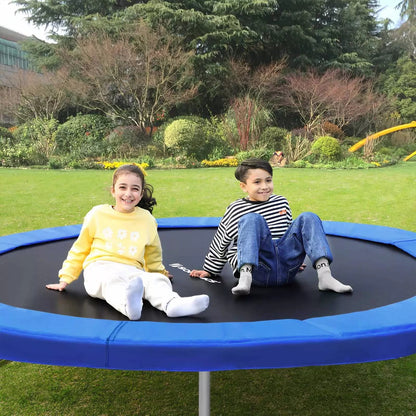 In And OutdoorMatch Randafdekking Dexter - Veerafdekking - Randbescherming - Veiligheidsmat - UV-bestendig - Scheurbestendig - Trampoline-accessoires - Standaardformaat - Blauw Trampoline rand