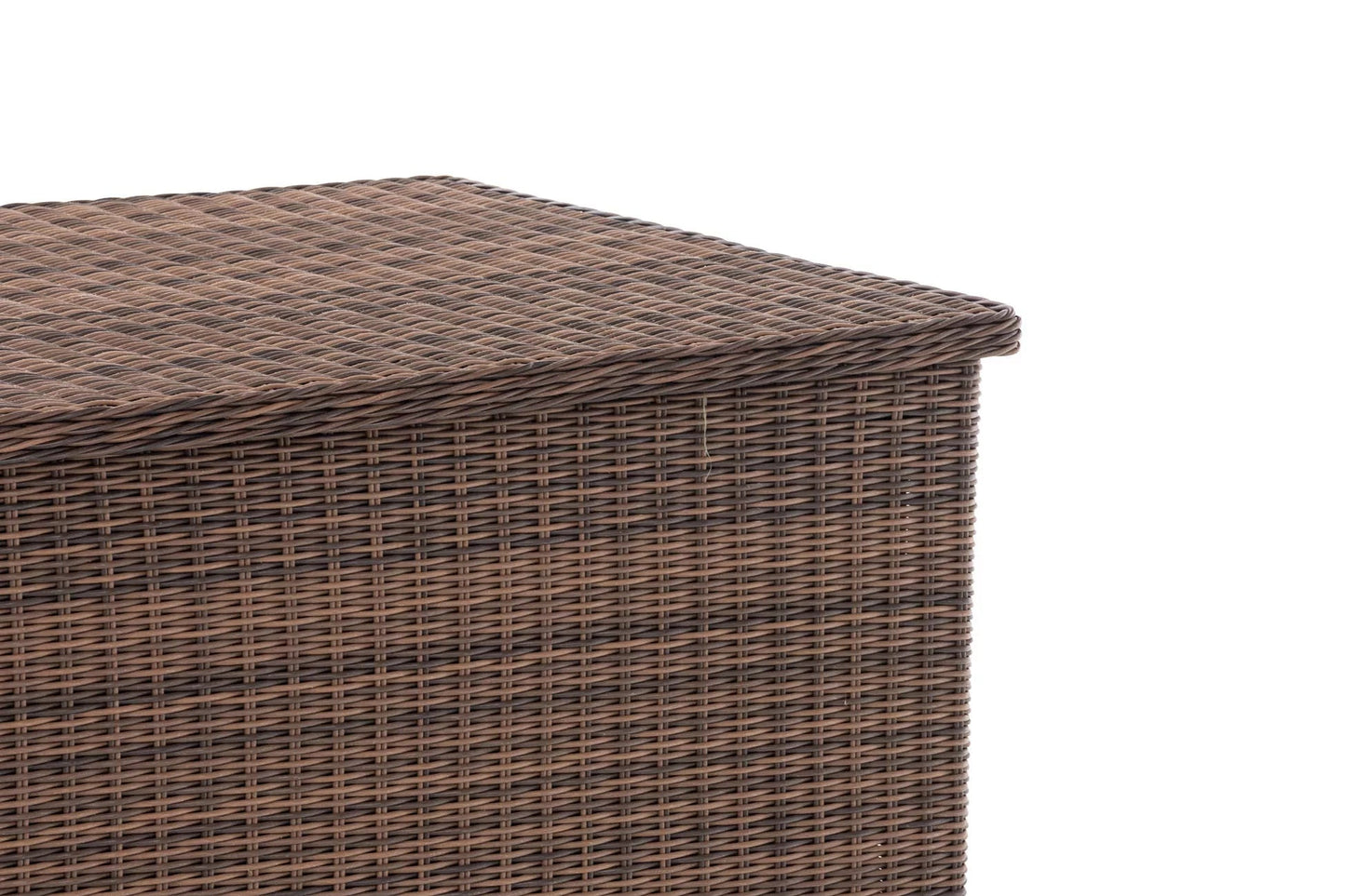 In And OutdoorMatch Rotan Opbergbox Kaitlin - 148 x 85 x 84 cm Bruin - Tuinkussenbox - Waterdicht - Met deksel - Voor binnen & buiten - Tuinbox Garden Storage box