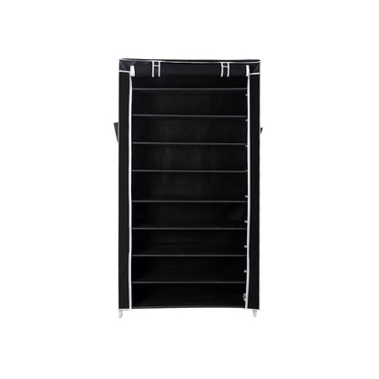 In And OutdoorMatch Schoenenrek Ernestine - Met deur - 24 tot 30 paar - Waterdicht - Schoenenkast - Stalen buizen - Stofvrij - 88x28x160cm shoe rack