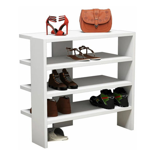 In And OutdoorMatch Schoenenrek Vito - 60x64x32 cm - Wit - MDF shoe rack