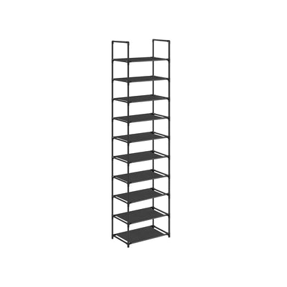 In And OutdoorMatch Schoenenrek metaal Alek - Hoogte 173cm - 10 paar schoenen - Schoenenkast shoe rack