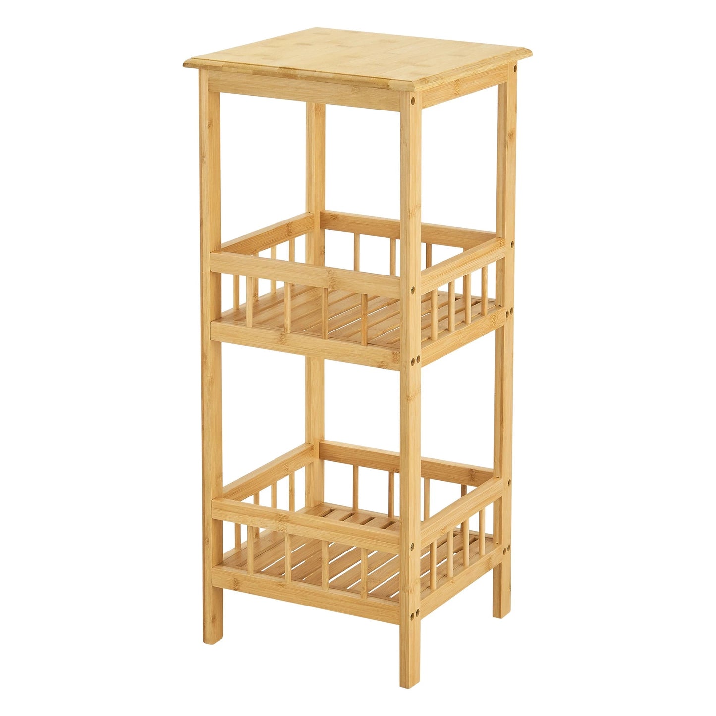 In And OutdoorMatch Staand Rek Dean - Bamboe - 79x33x33 cm - Houtkleurig - Stijlvol Design kitchen rack