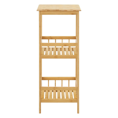 In And OutdoorMatch Staand Rek Dean - Bamboe - 79x33x33 cm - Houtkleurig - Stijlvol Design kitchen rack