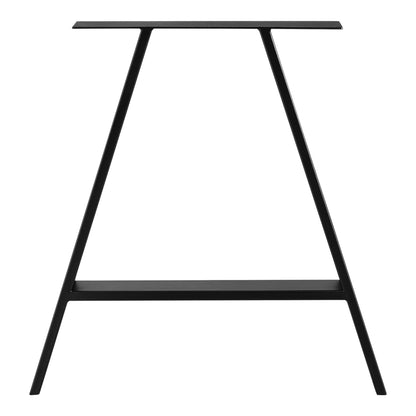 In And OutdoorMatch Stalen A Tafelpoot Ceasar - Set van 2 - Meubelpoot - 70x10x72 cm - Zwart table legs