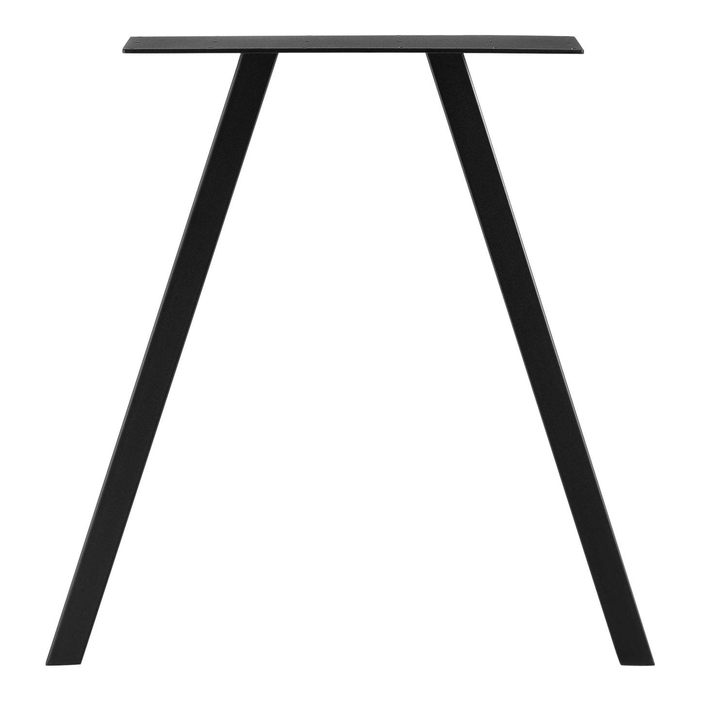 In And OutdoorMatch Stalen A Tafelpoot Ethyl - Set van 2 - Meubelpoot - 70x12x72 cm - Zwart table legs