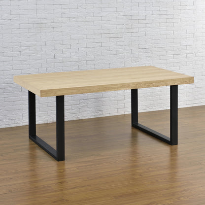 In And OutdoorMatch Tafelpoot Elroy - Stalen Onderstel - Set van 2 - U Tafelpoot - 100x72 cm - Zwart table legs