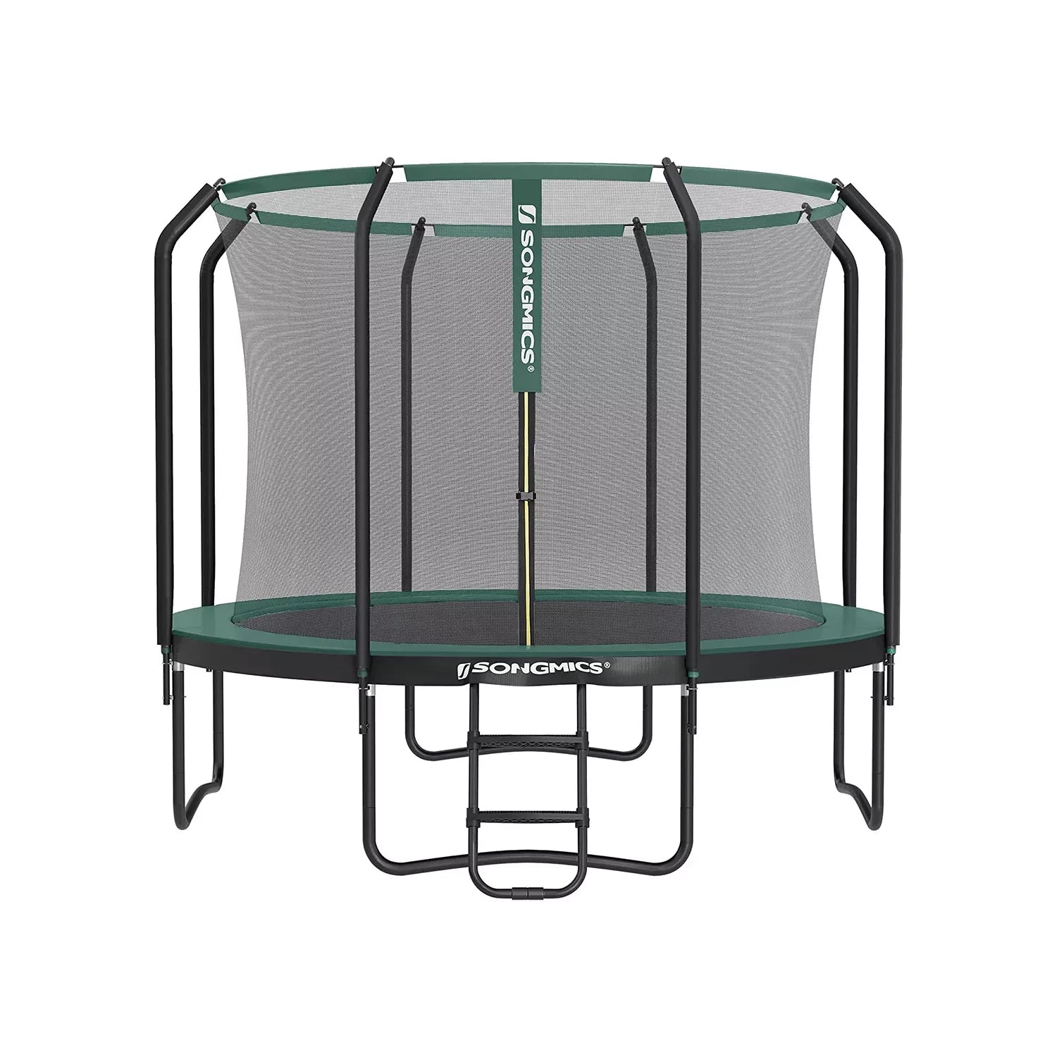 In And OutdoorMatch Trampoline Conor - 366 cm - Trampoline met veiligheidsnet en ladder - gewatteerd frame - voor kinderen en volwassenen - binnennet Trampoline