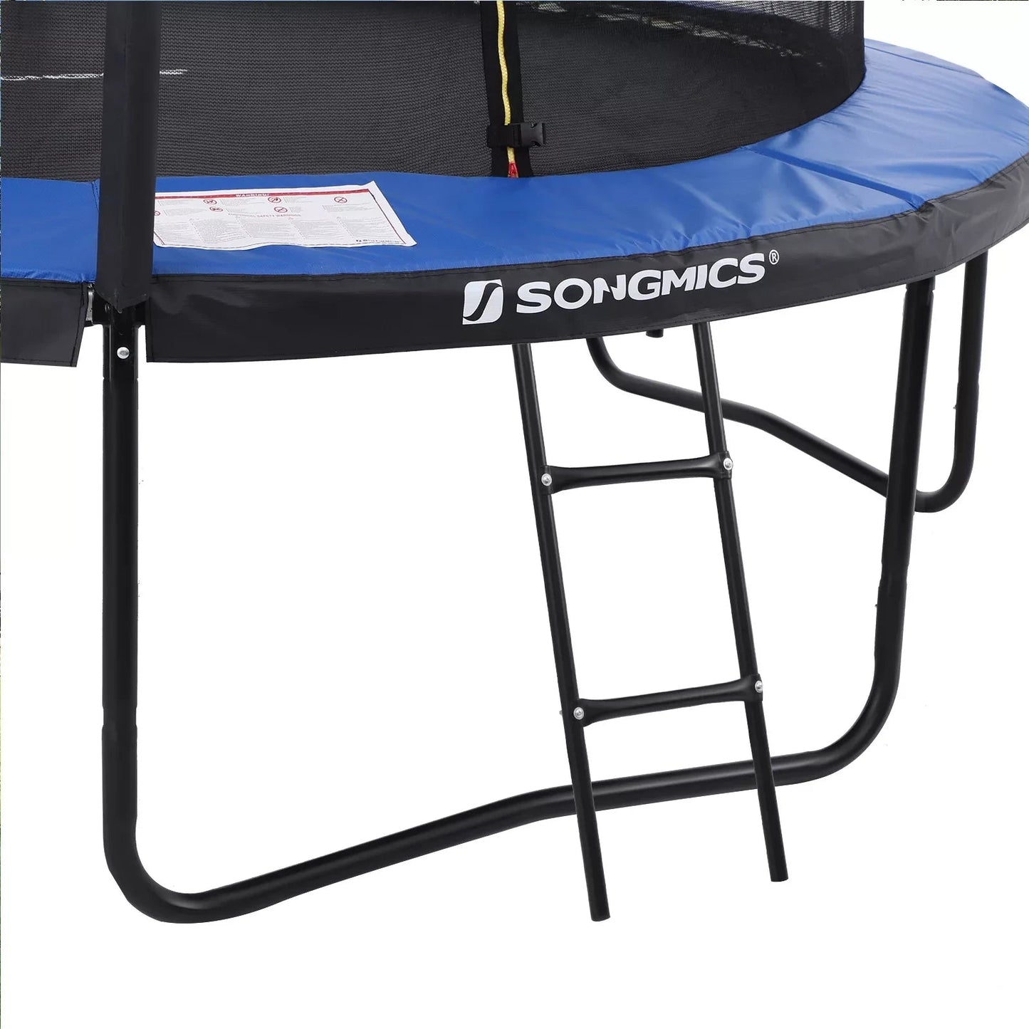 In And OutdoorMatch Trampoline Jaunita - 244cm - Met veiligheidsnet & ladder - Blauw - Rond - Tuin - tot 80 kg belasting Trampoline