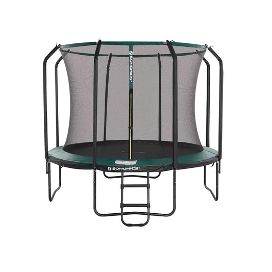 In And OutdoorMatch Trampoline Noelia - 366 cm - Trampoline met veiligheidsnet en ladder - gewatteerd frame - voor kinderen en volwassenen - binnennet Trampoline