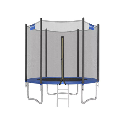 In And OutdoorMatch Trampoline Sam - 183 cm - met veiligheidsnet & ladder - blauw - tot 150 kg belasting Trampoline