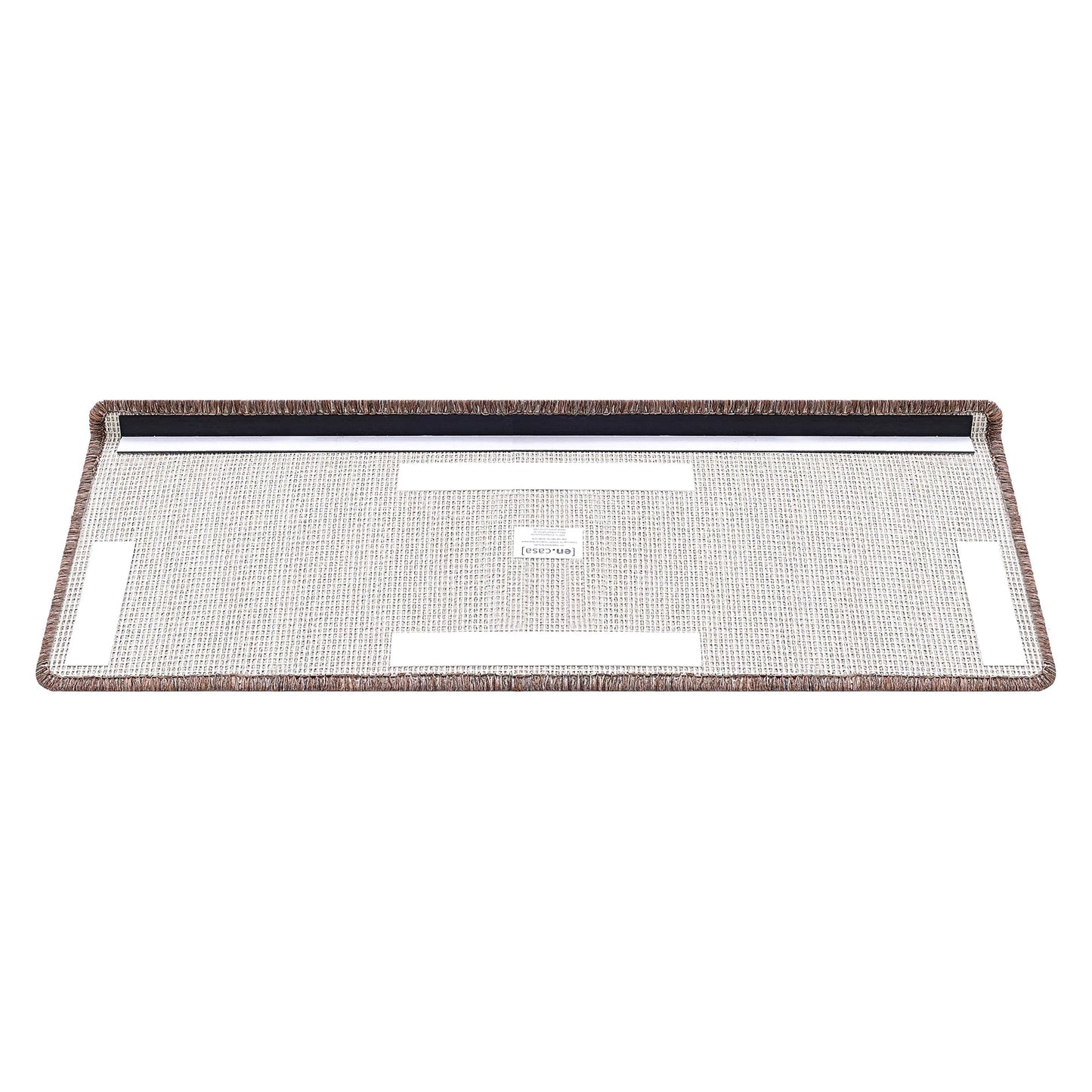 In And OutdoorMatch Trapmat Hailo - Set van 15 - Recht - Zelfklevend - Donkerbruin - 65x24cm Trap mat