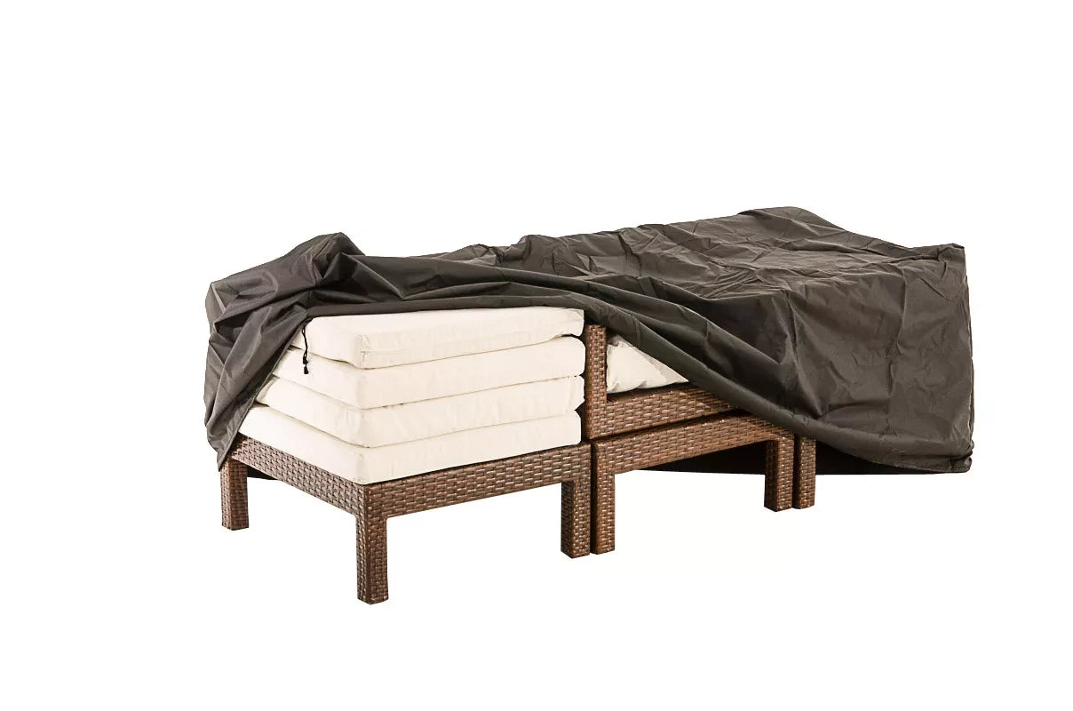 In And OutdoorMatch Tuinmeubelhoes Eloise - 192x75x65cm - Beschermhoes - Waterdicht afdekzeil - Universeel - Tuintafelhoes - Jacuzzihoes - Loungeset Garden Furniture Cover