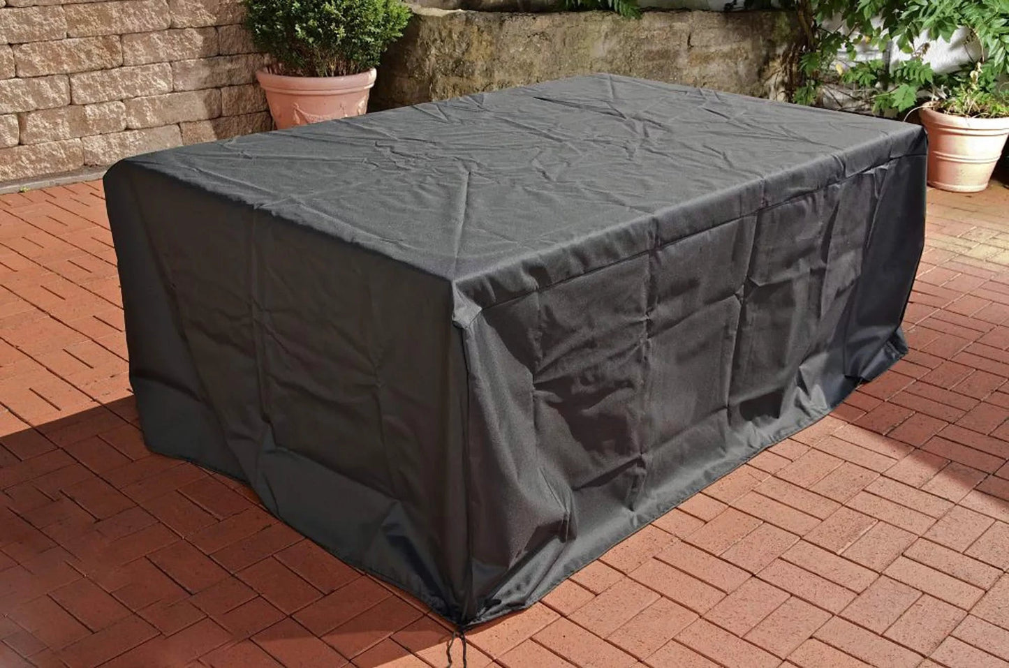 In And OutdoorMatch Tuinmeubelhoes Magnus - 218x156x65cm - Beschermhoes - Waterdicht afdekzeil - Universeel - Tuintafelhoes - Jacuzzihoes - Loungeset Garden Furniture Cover