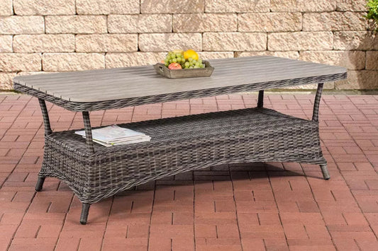 In And OutdoorMatch Tuintafel Dexter - tuintafel kunststof - tuintafels - tafel - Glazen tafel - 160 x 80cm 2 Garden Table