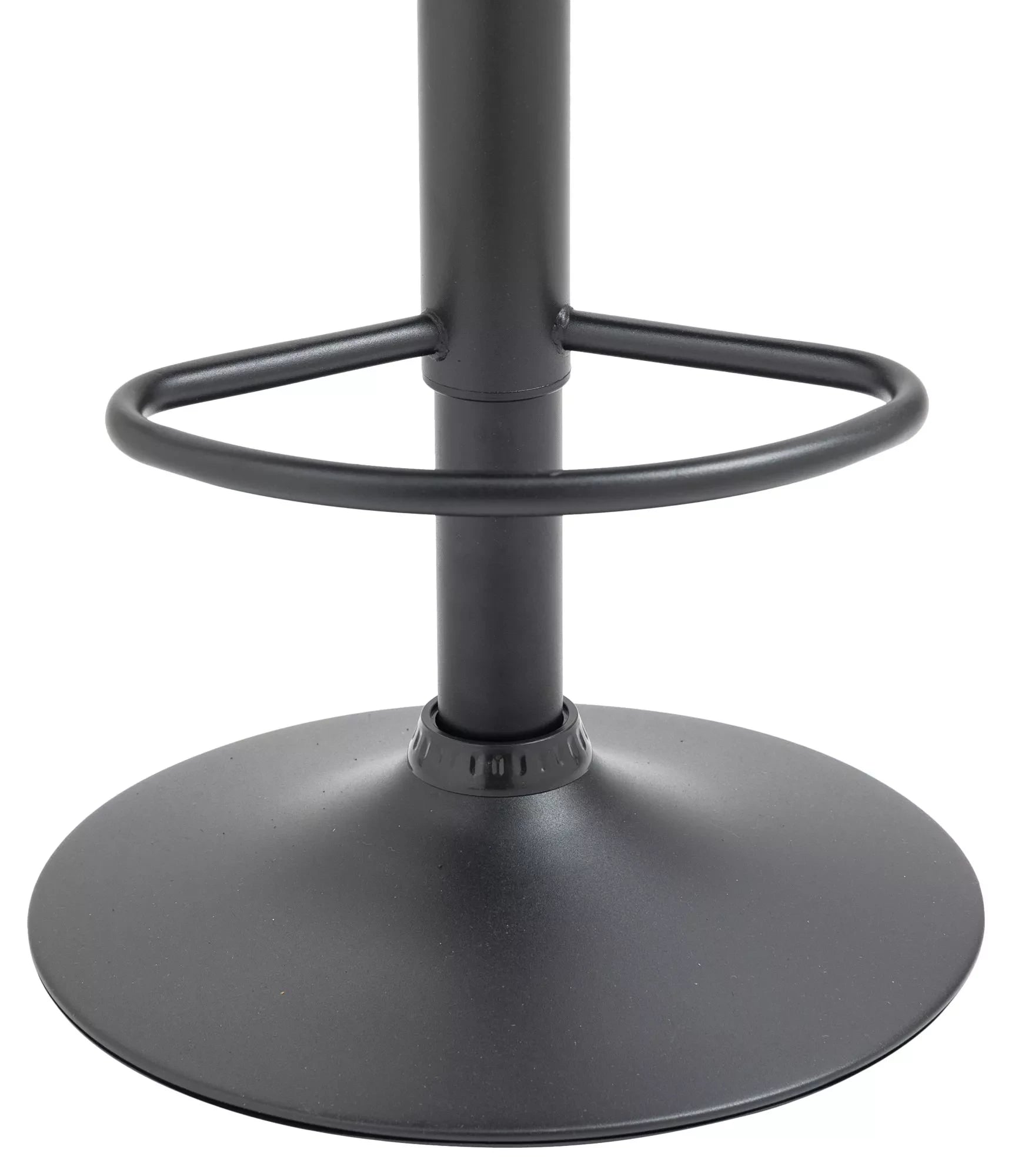 In And OutdoorMatch Velvet barkruk Cleora - Bruin - In hoogte verstelbaar - Set van 1 - Zithoogte 63-83cm - Met rugleuning - Voor keuken en bar - Ergonomische barstoelen Barkrukken / hocker