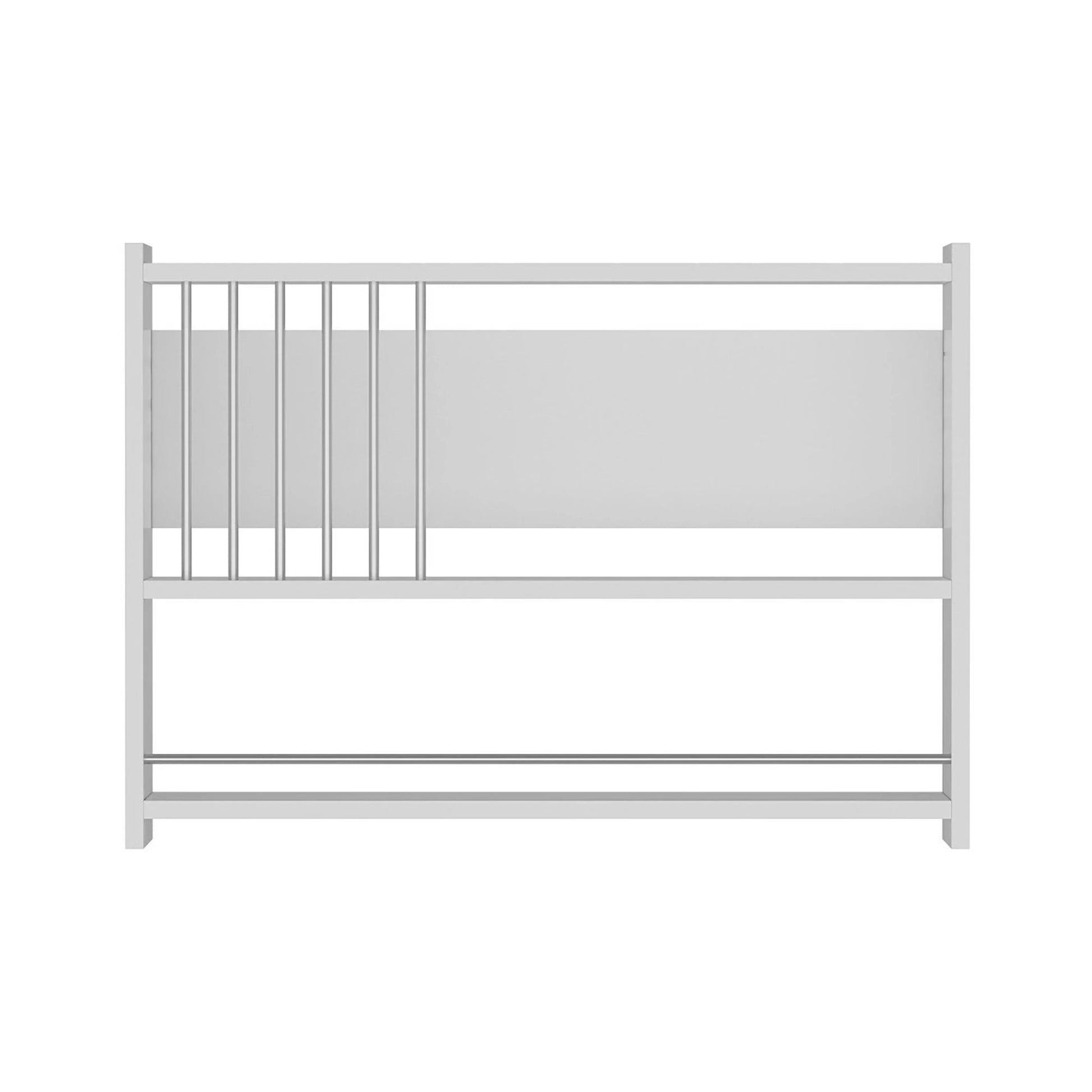 In And OutdoorMatch Wandplank Damaris - 60x84x20 cm - Wit - Spaanplaat - Ruimtebesparend - Modern Design Wandplank