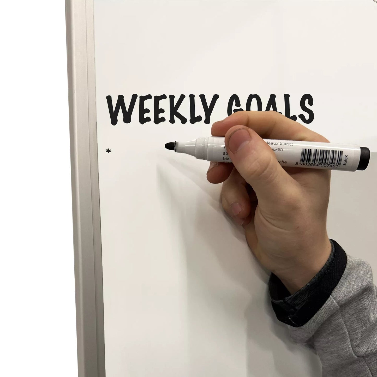 Mobiel whiteboard emaille PRO Patrick - Weekplanner - Maandplanner - Jaarplanner - Magnetisch - 180x120cm Whiteboards