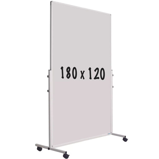 Mobiel whiteboard gelakt staal PRO Boyd - Weekplanner - Maandplanner - Jaarplanner - Magnetisch - 180x120cm Whiteboards