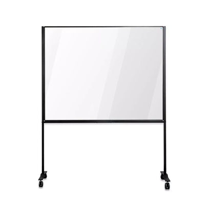 Verrijdbaar werkblad PRO Heath - Gelakt staal - Wit - 120x150cm Whiteboards