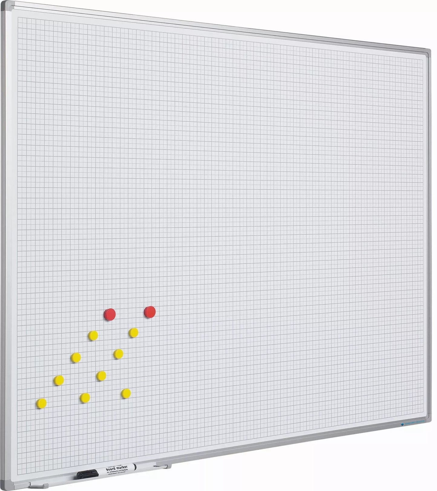 Whiteboard Deluxe Rivera - Emaille staal - Weekplanner - Maandplanner - Jaarplanner - Magnetisch - Wit - 90x120cm Whiteboards