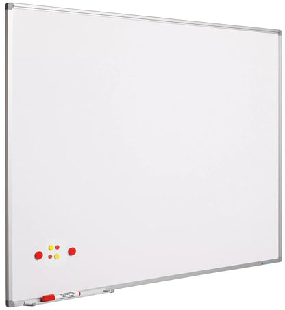 Whiteboard Duke - Geverfd staal - Wit - 90x180cm Whiteboards