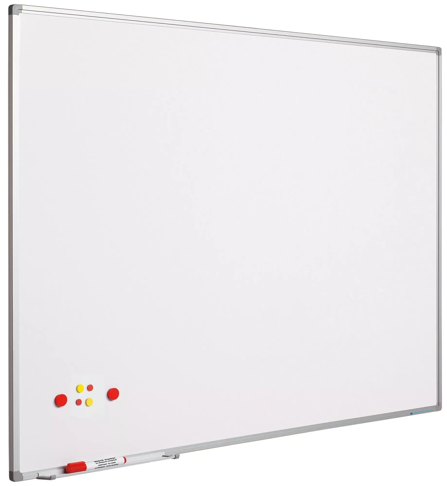 Whiteboard Elwood - Geverfd staal - Wit - Magnetisch - 100x100cm Whiteboards