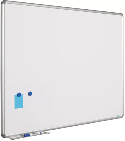 Whiteboard Nichole - Emaille staal - Wit - Magnetisch - 90x180cm Whiteboards